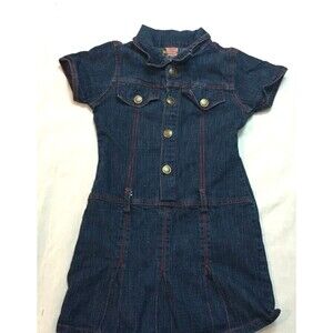 2B REAL GIRLS JEANS DRESS SIZE 7/8